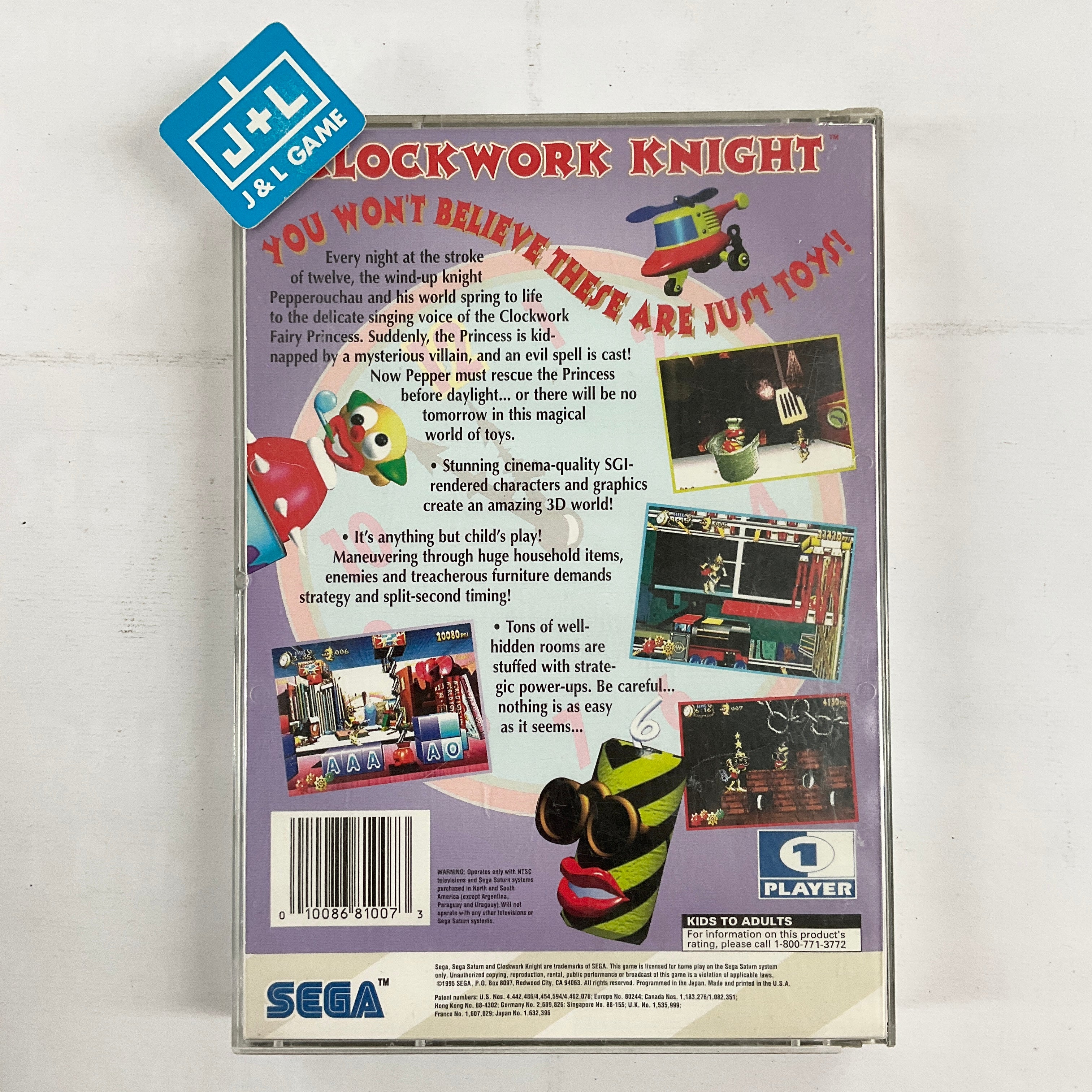 Clockwork Knight - (SS) SEGA Saturn [Pre-Owned] Video Games Sega   