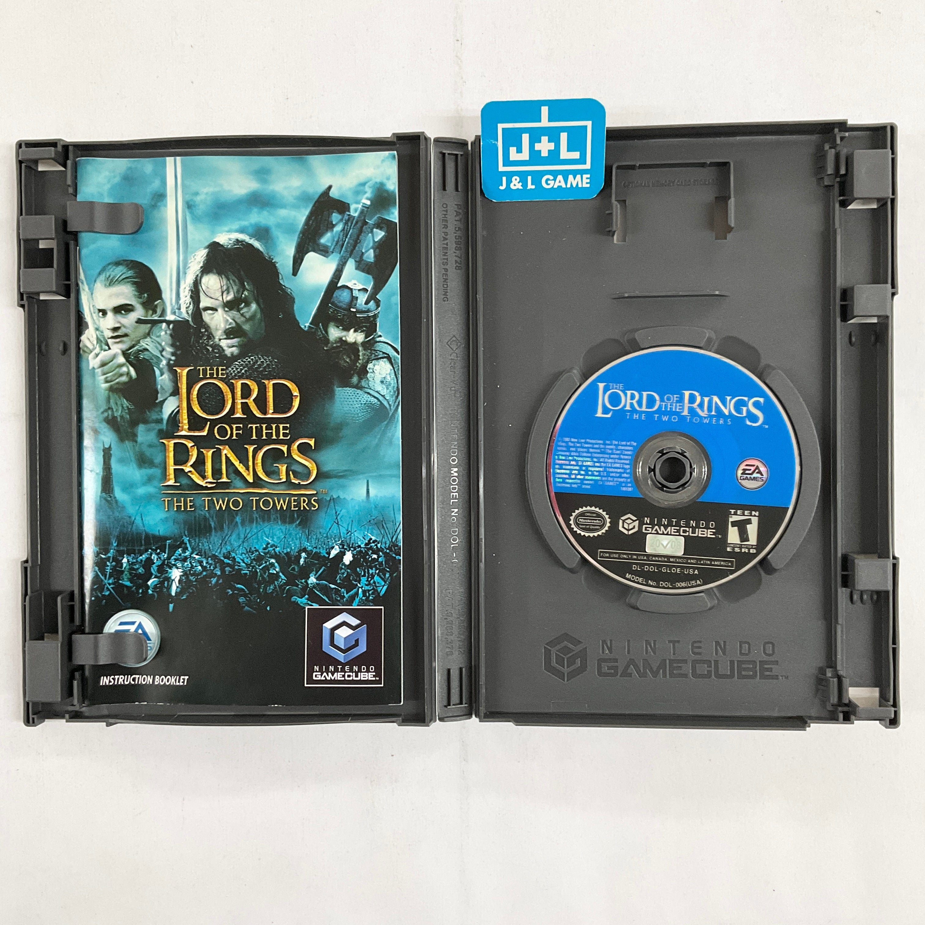 The Lord of the Rings: The Two Towers - (GC) GameCube [Pre-Owned] Video Games EA Games   