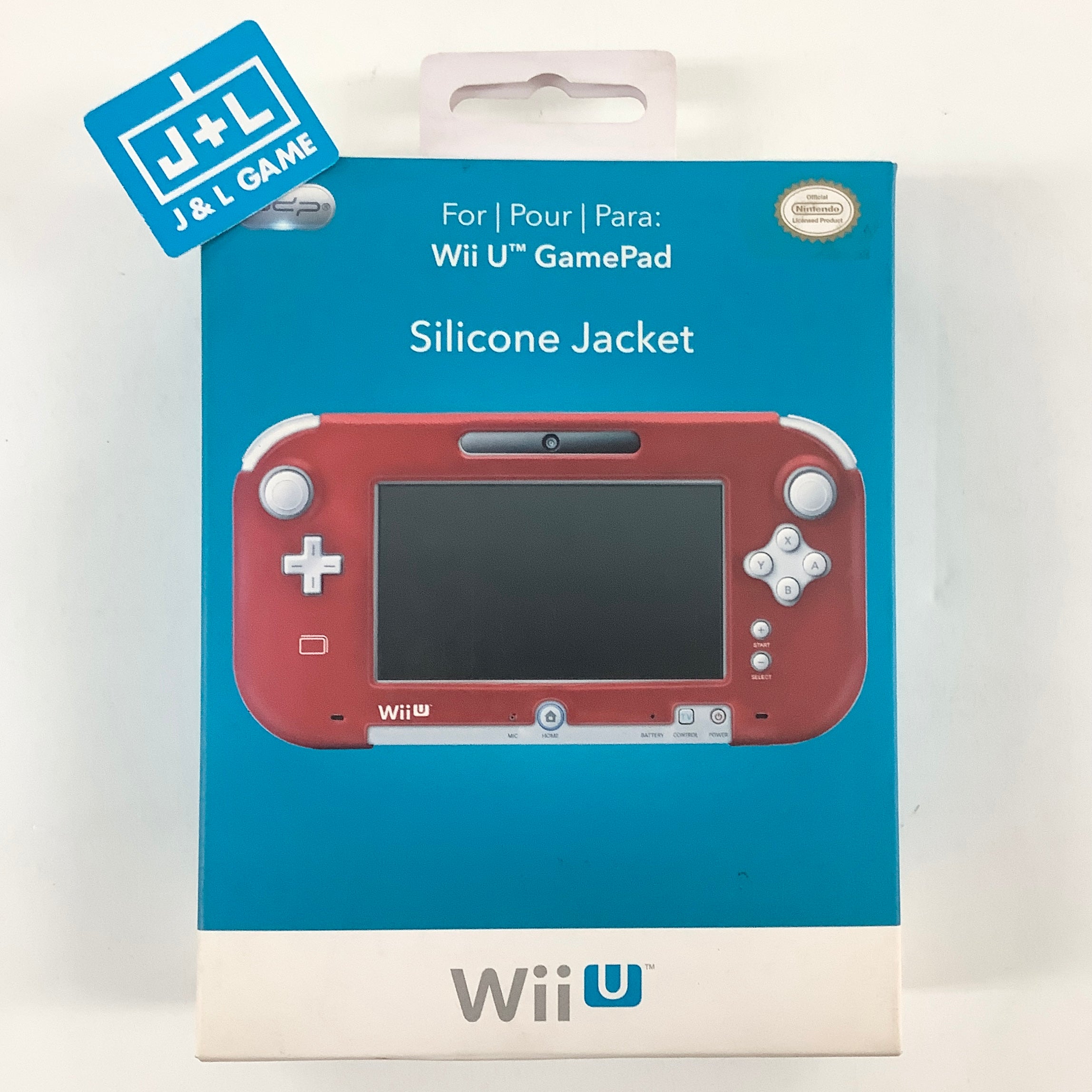 PDP Wii U Gamepad Silicone Jacket (Red) - Nintendo Wii U Video Games Performance Designed Products   