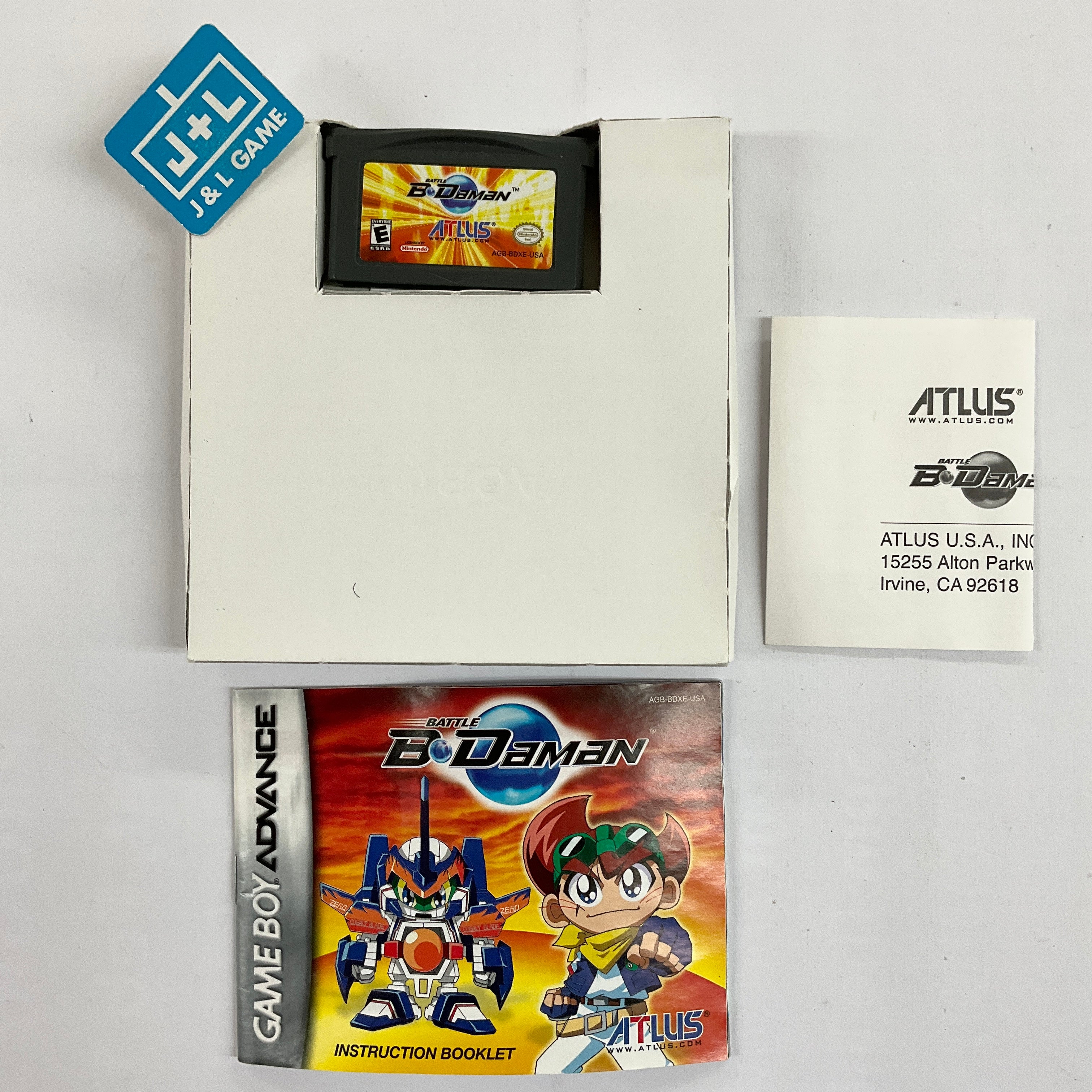 Battle B-Daman - (GBA) Game Boy Advance [Pre-Owned] Video Games Atlus   