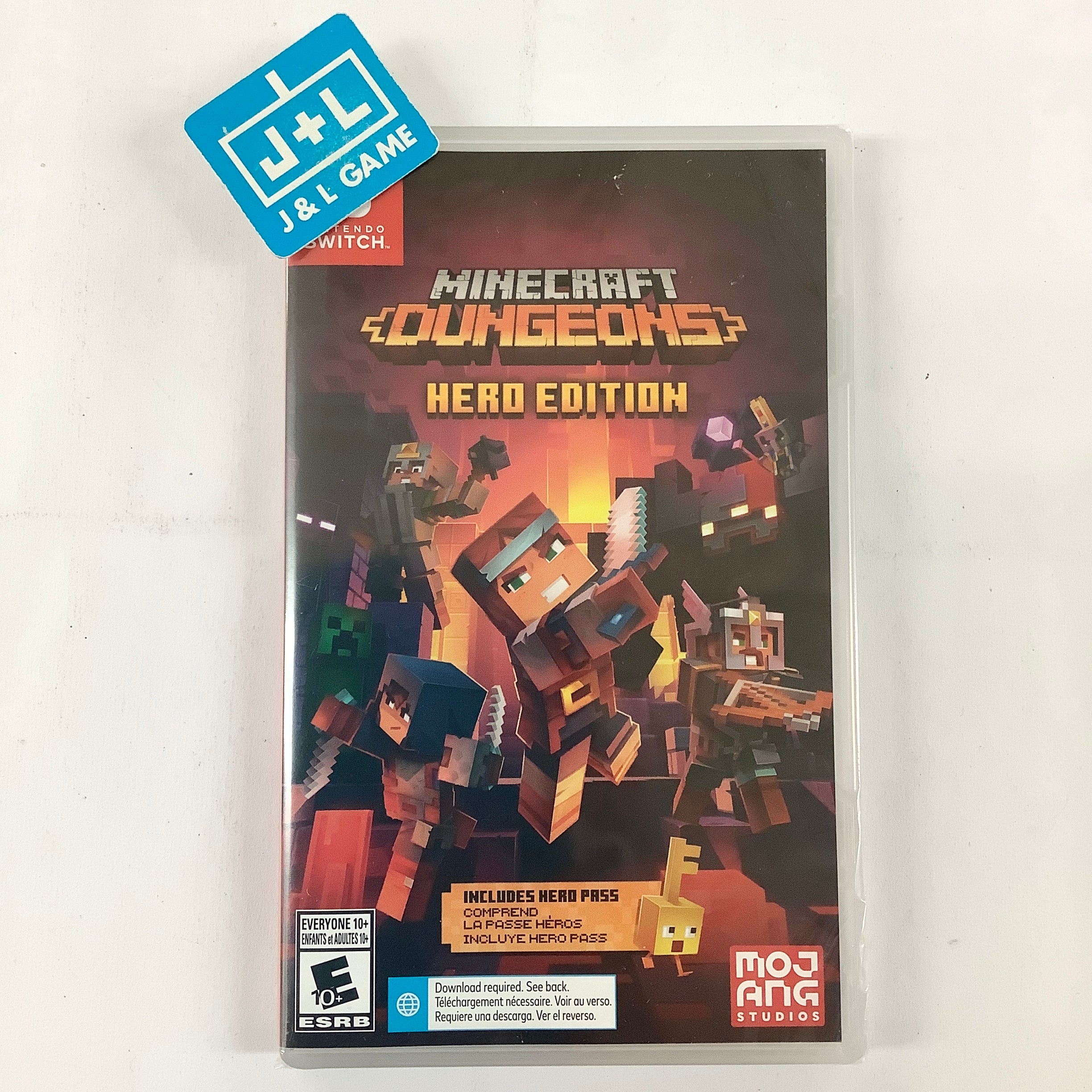 Minecraft Dungeons Hero Edition - (NSW) Nintendo Switch Video Games Mojang AB   