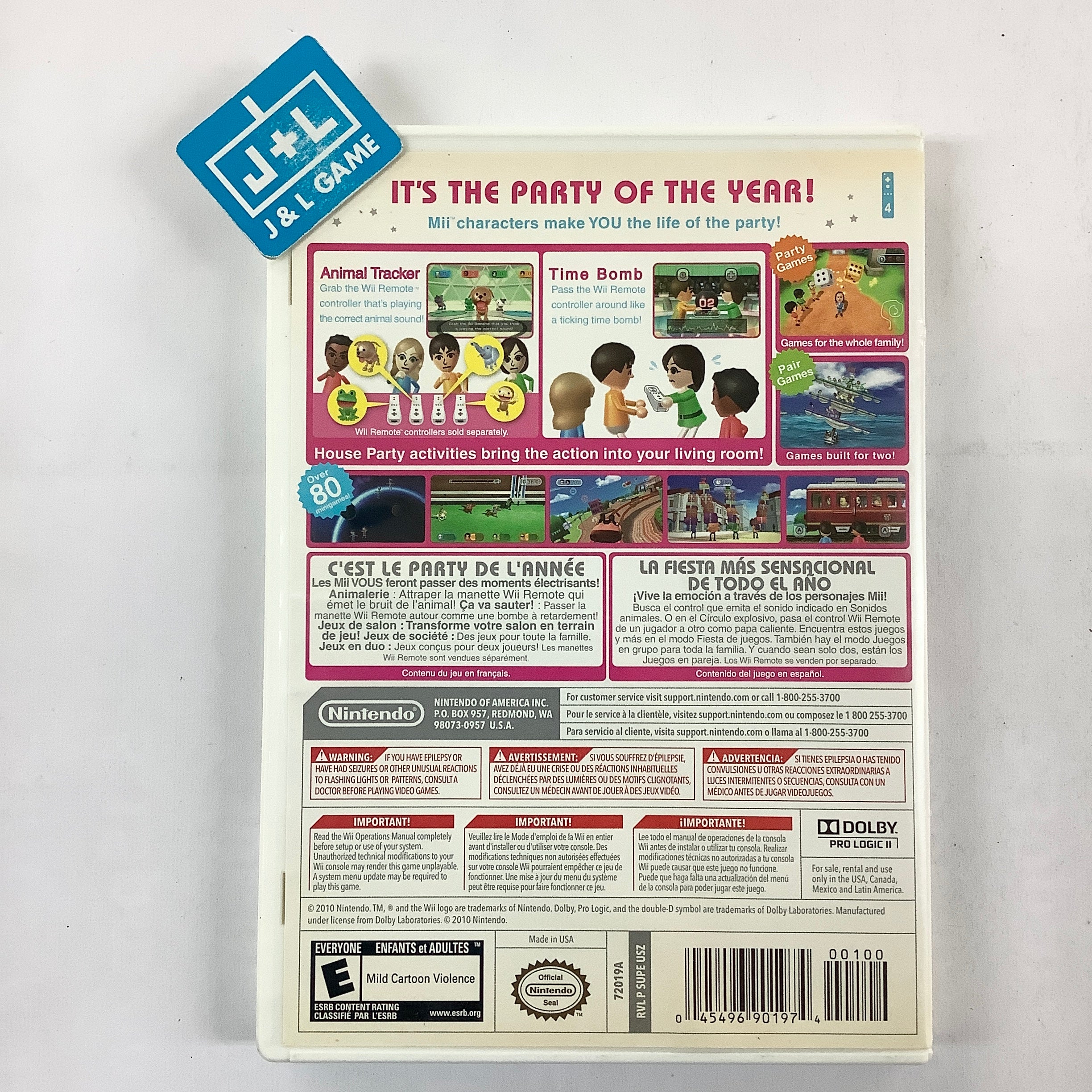 Wii Party - Nintendo Wii [Pre-Owned] | J&L Game