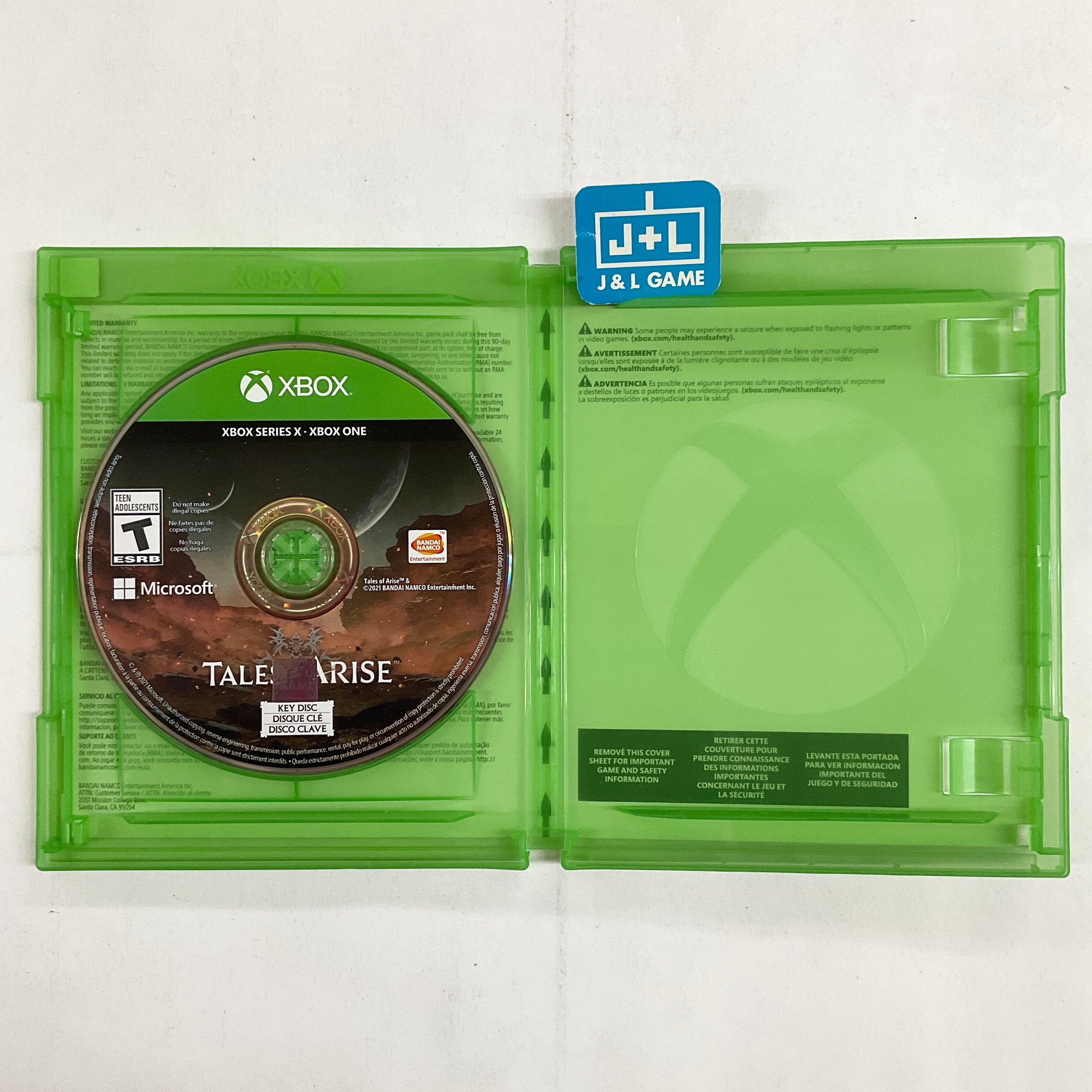 Tales of Arise - (XSX) Xbox Series X [Pre-Owned] Video Games BANDAI NAMCO Entertainment   