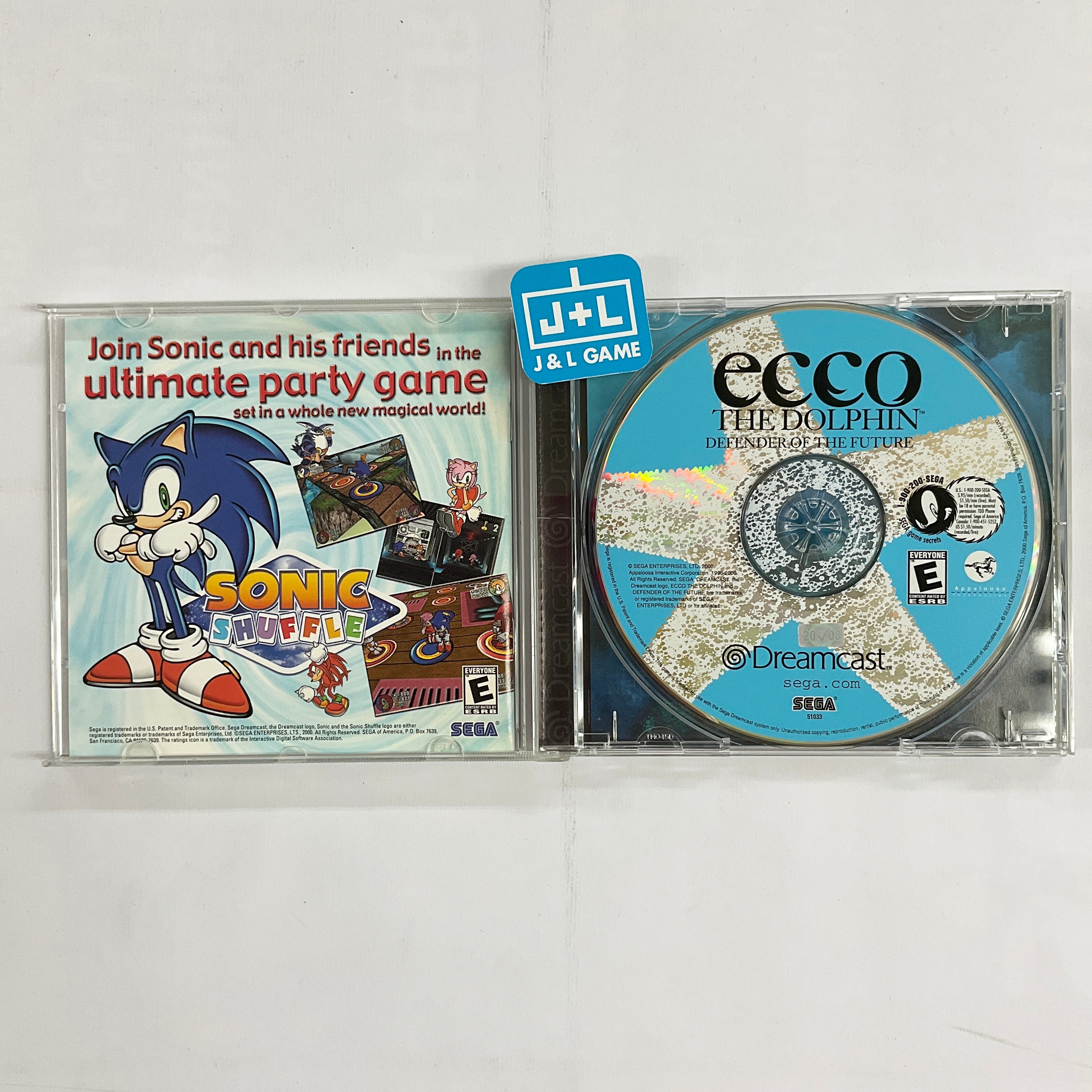 Ecco the Dolphin: Defender of the Future - (DC) SEGA Dreamcast [Pre-Owned] Video Games Sega   