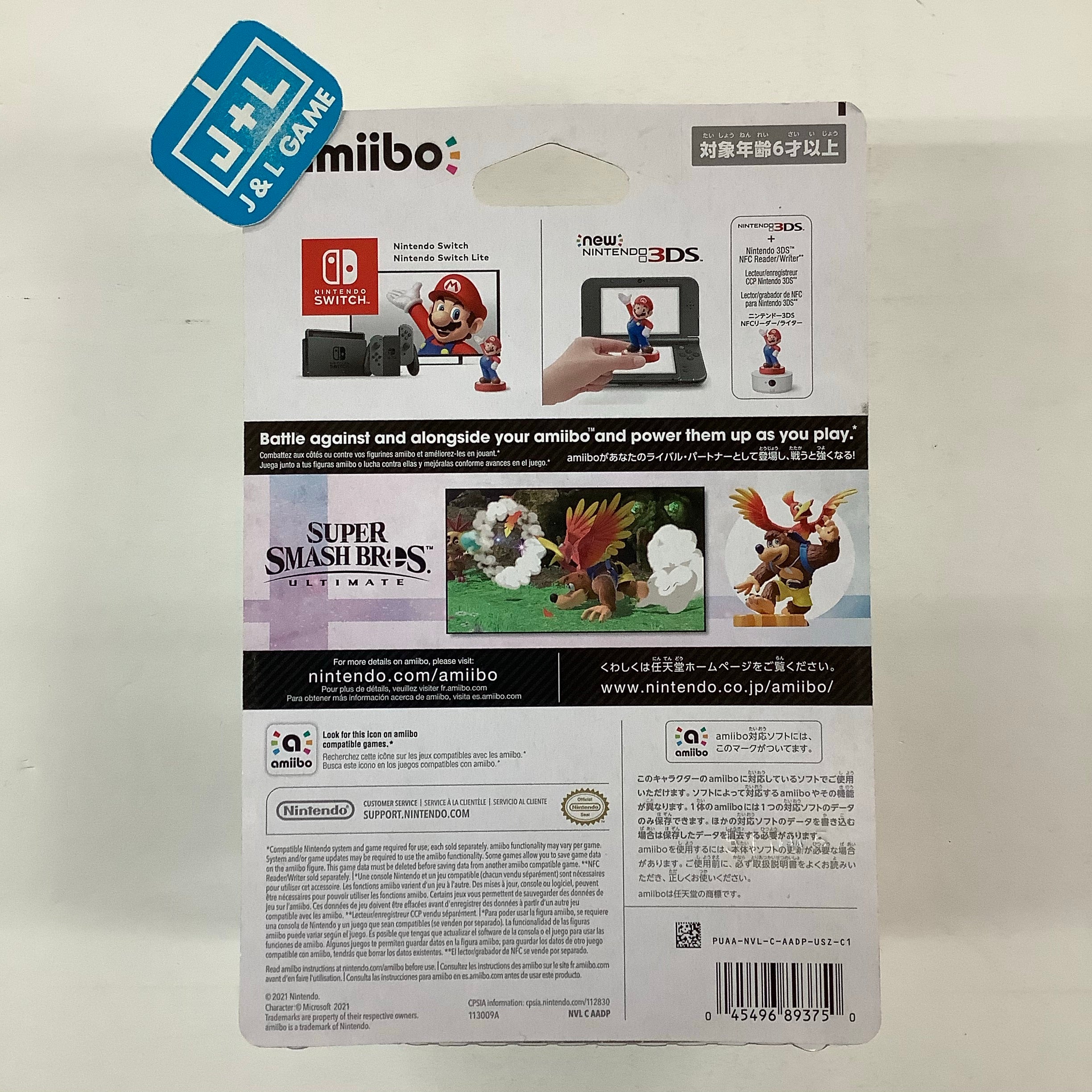 Banjo & Kazooie (Super Smash Bros. series) - Nintendo Switch Amiibo Amiibo Nintendo   