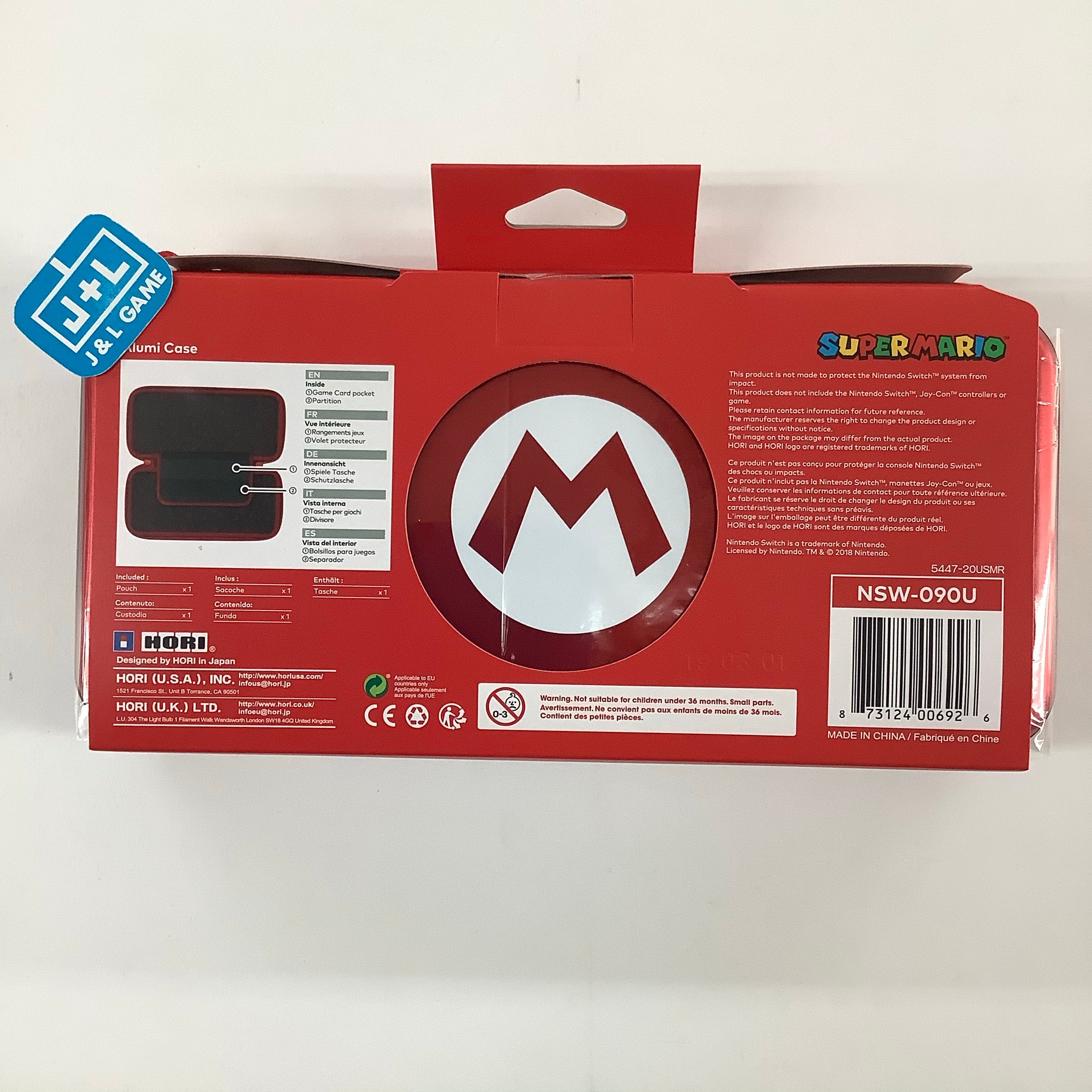 HORI Alumi Case (Super Mario) - (NSW) Nintendo Switch Accessories HORI   