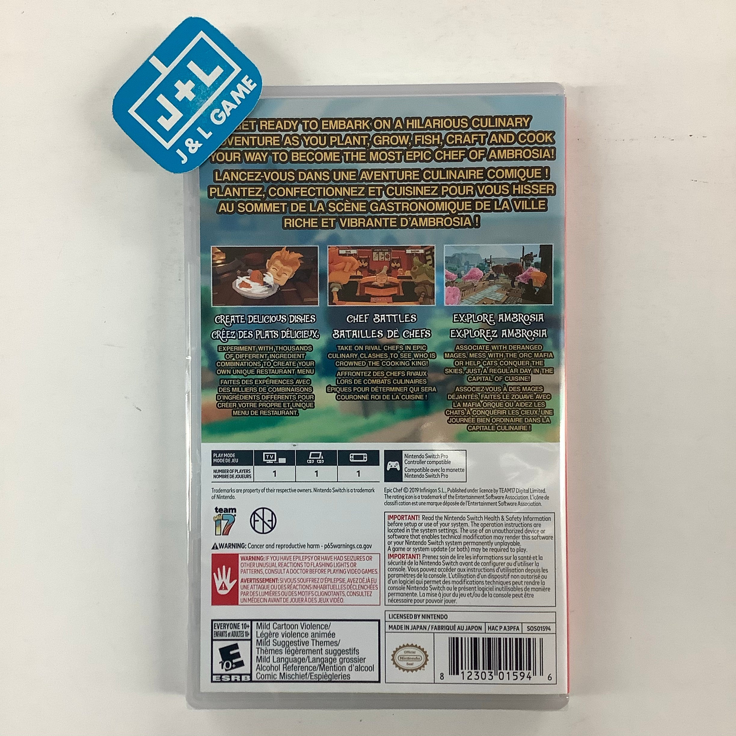 Epic Chef - (NSW) Nintendo Switch Video Games Sold Out   