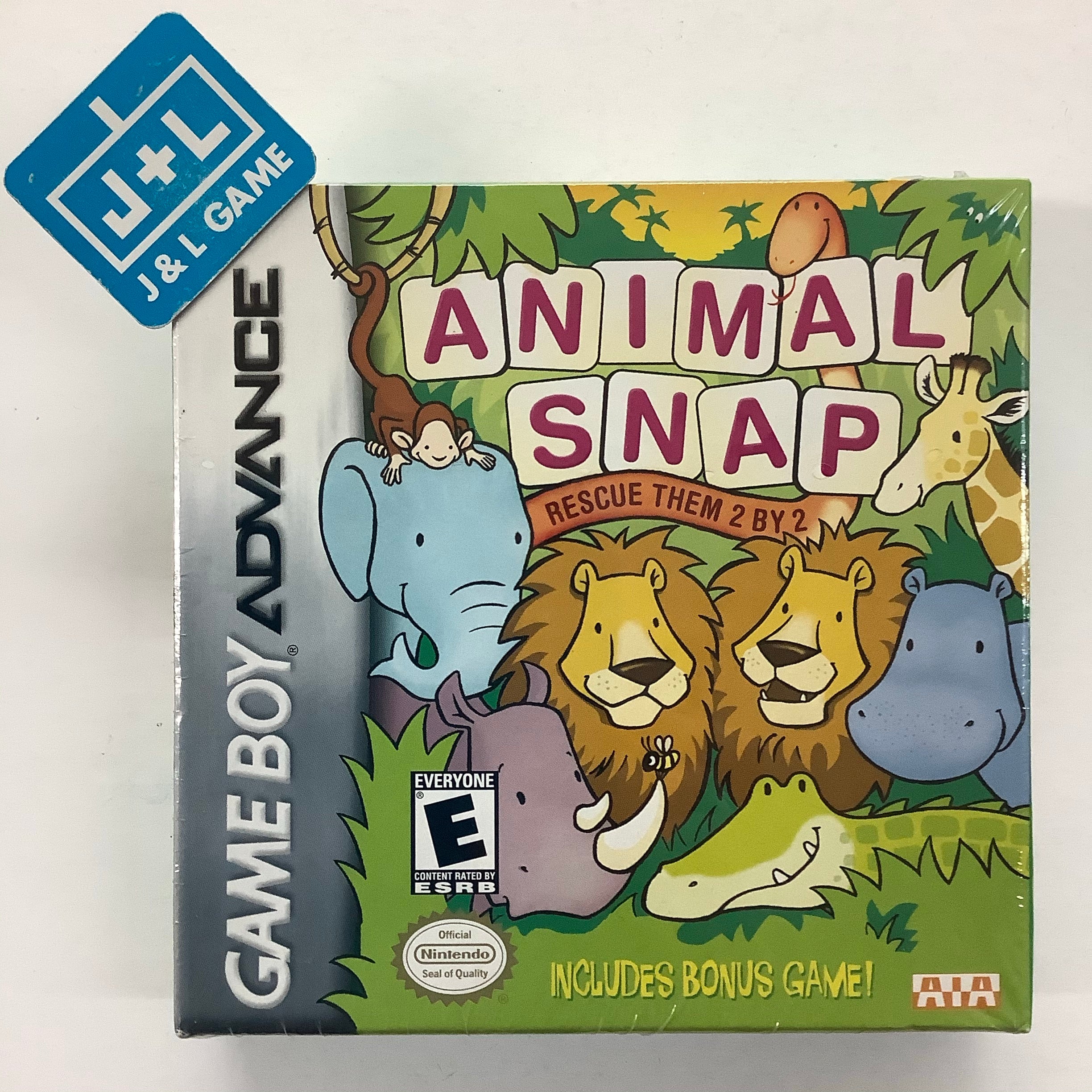 Animal Snap: Rescue Them 2 By 2 - (GBA) Game Boy Advance Video Games Ignition Entertainment   