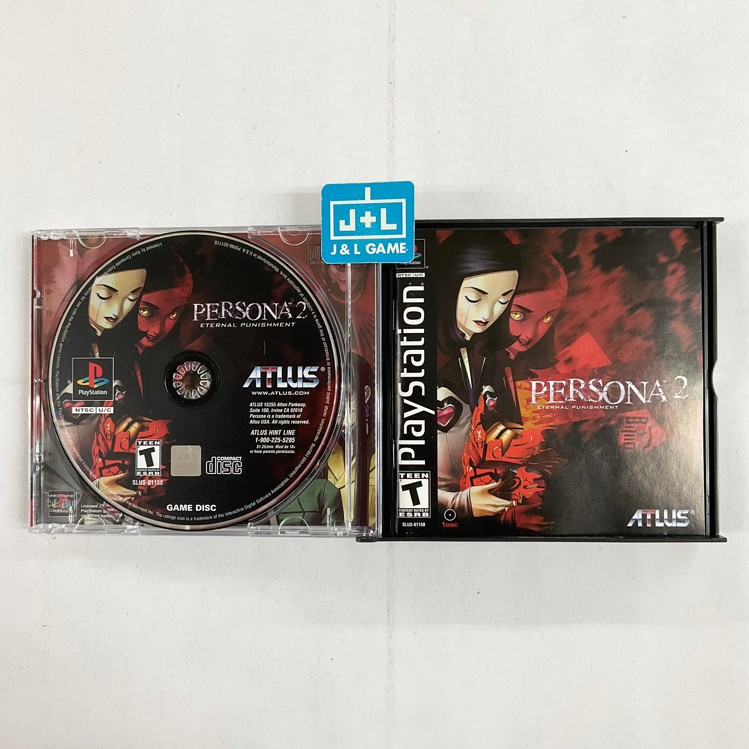 Persona 2: Eternal Punishment - (PS1) PlayStation 1 [Pre-Owned] Video Games Atlus   