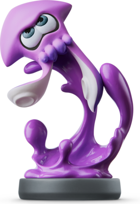 Inkling Squid (Neon Purple) (Splatoon series) - Nintendo Amiibo (Japanese Import) Amiibo Nintendo   