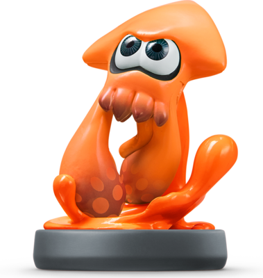 Inkling Squid (Orange) (Splatoon series) - Nintendo WiiU Amiibo (Japanese Import) Amiibo Nintendo   