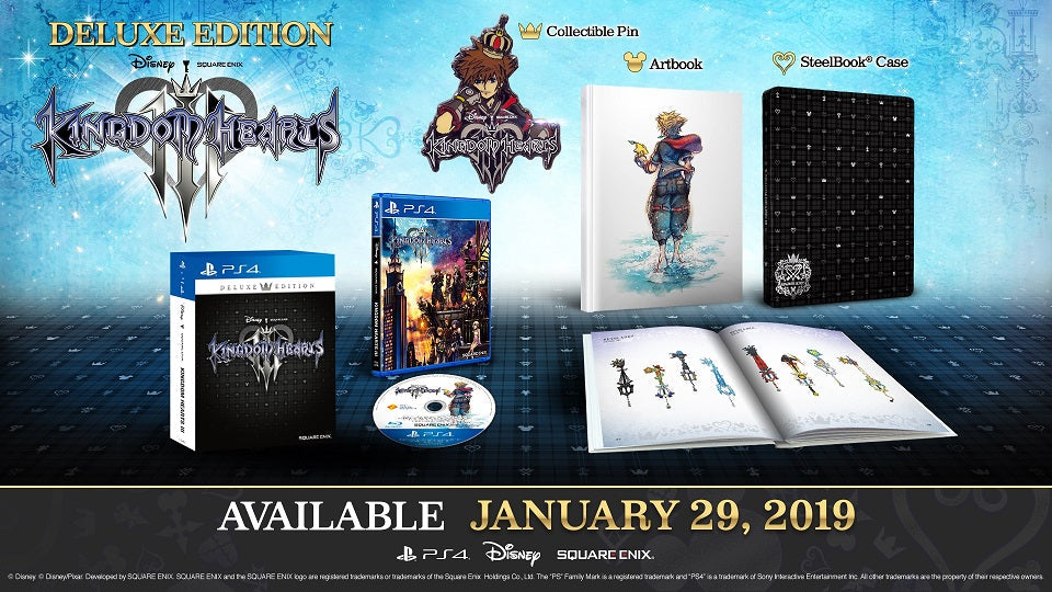 Kingdom Hearts III (Deluxe Edition)  - (PS4) PlayStation 4 [Pre-Owned] Video Games Square Enix   