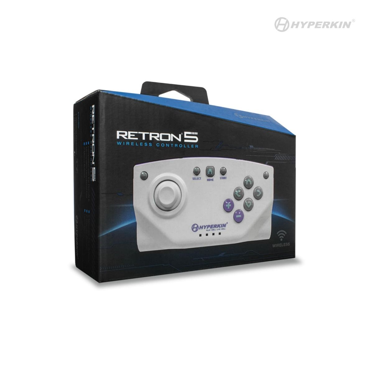 Hyperkin Retron 5 Wireless Controller (White) - (SNES) Super Nintendo Accessories Hyperkin Inc.   