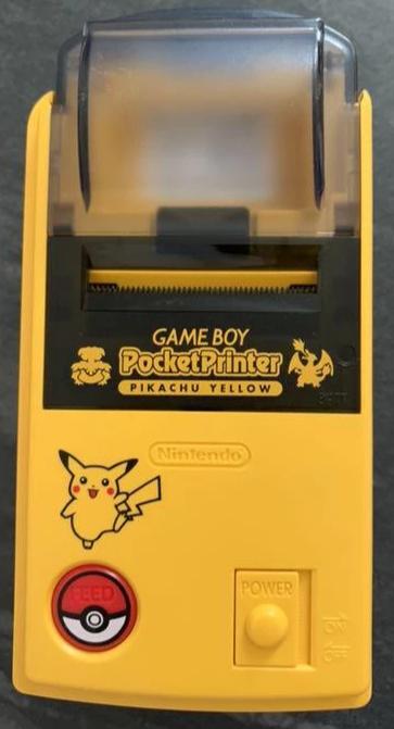 Gameboy Pocket Printer Pikachu Version - (GB) Game Boy Accessories Nintendo   