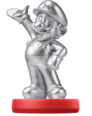 Mario (Silver Edition) (Super Mario series) - Nintendo WiiU Amiibo Amiibo Nintendo   