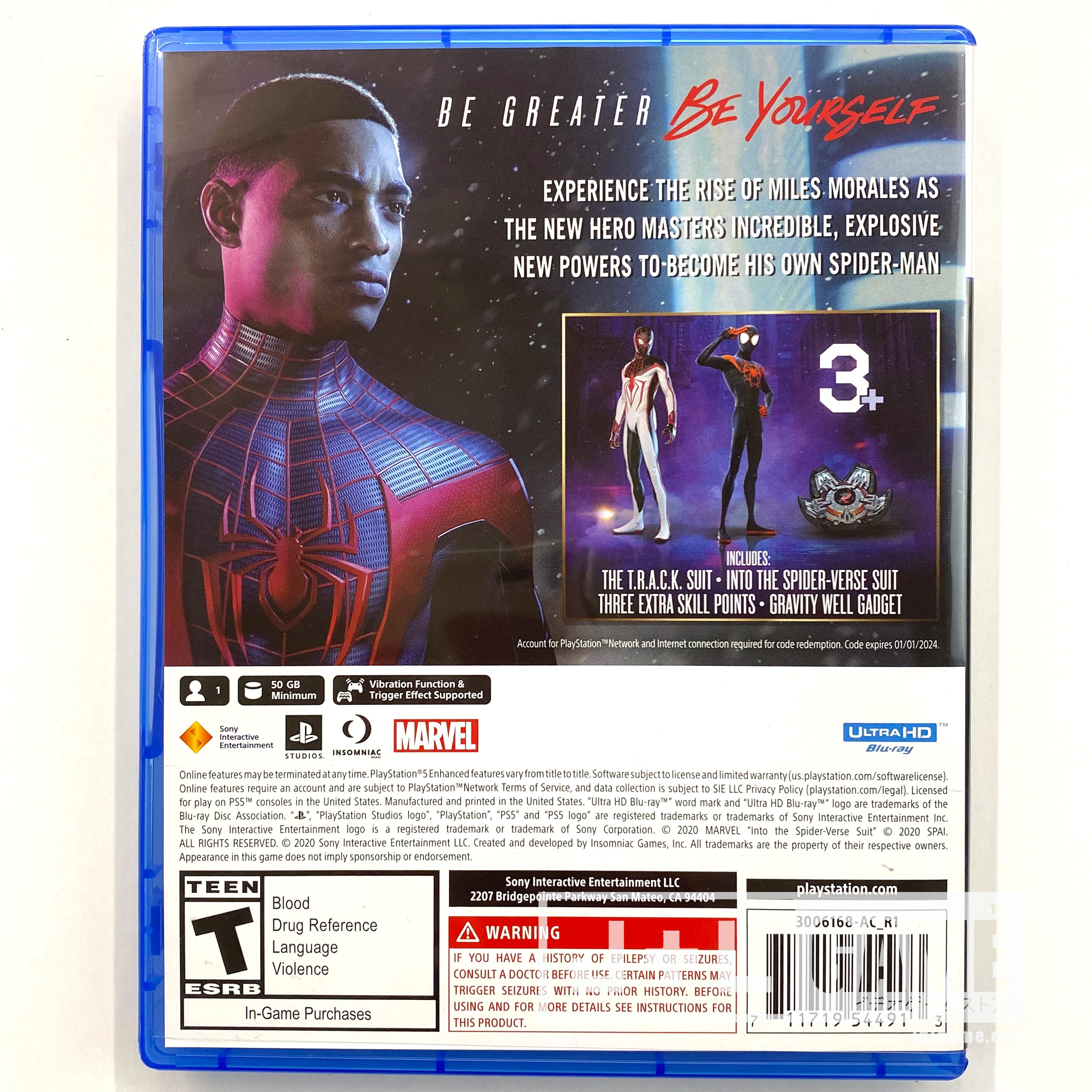PlayStation - 新品　PS5 Marvel&#39;s Spider-Man Miles Morales Marvel's Spider-Man: Miles Morales PS5 Launch Edition Game