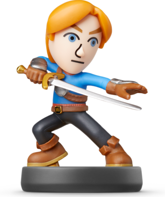 Mii Swordsman (Super Smash Bros. series) - Nintendo WiiU Amiibo (Japanese Import) Amiibo Nintendo   