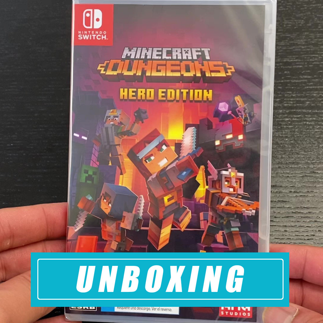 Minecraft Dungeons Hero Edition - (NSW) Nintendo Switch [UNBOXING] Video Games Nintendo   