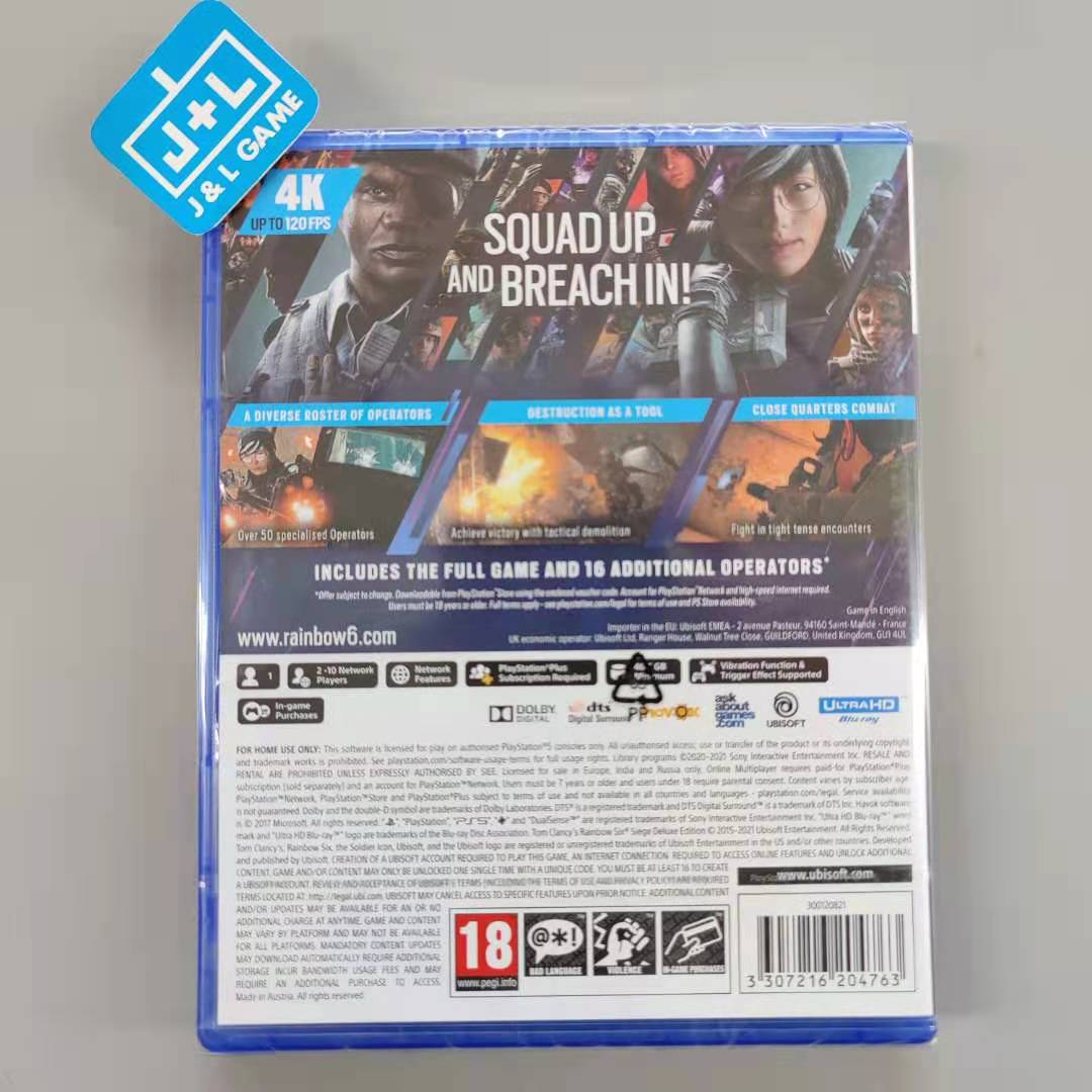 Tom Clancy's Rainbow Six Siege (Deluxe Edition) - (PS5) PlayStation 5 (European Import) Video Games Ubisoft   