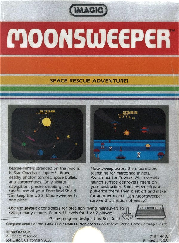 Moonsweeper - Atari 2600 [Pre-Owned] Video Games Imagic   