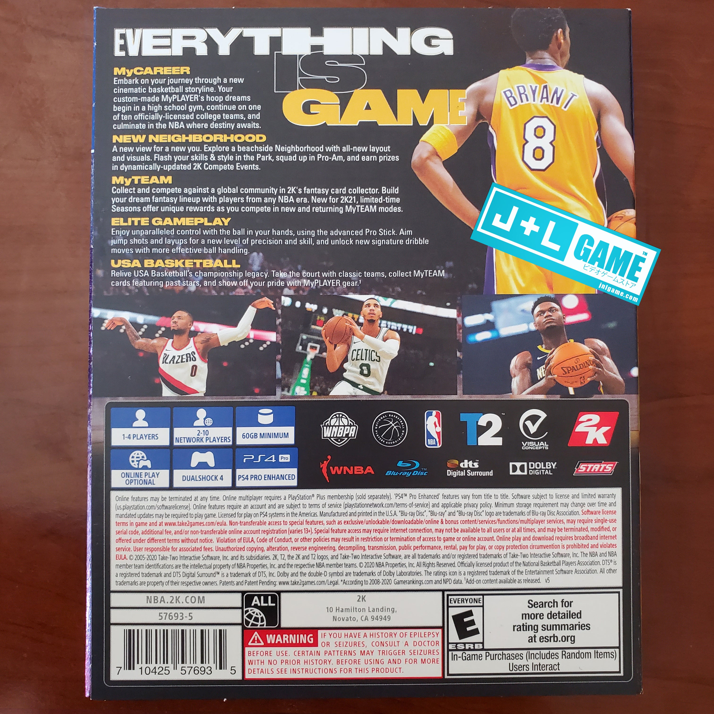 NBA 2K21 Mamba Forever Edition - PlayStation 4 Video Games 2K   
