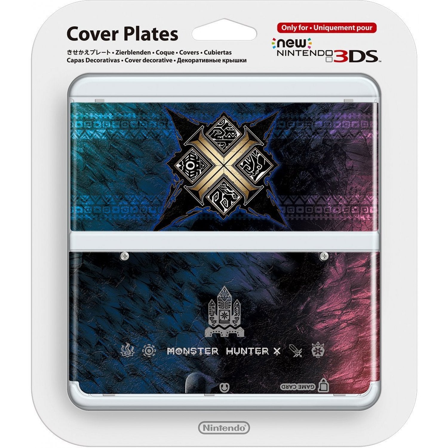 New Nintendo 3DS Cover Plates No.065 (Monster Hunter X) - New Nintendo 3DS (Japanese Import) Accessories Nintendo   