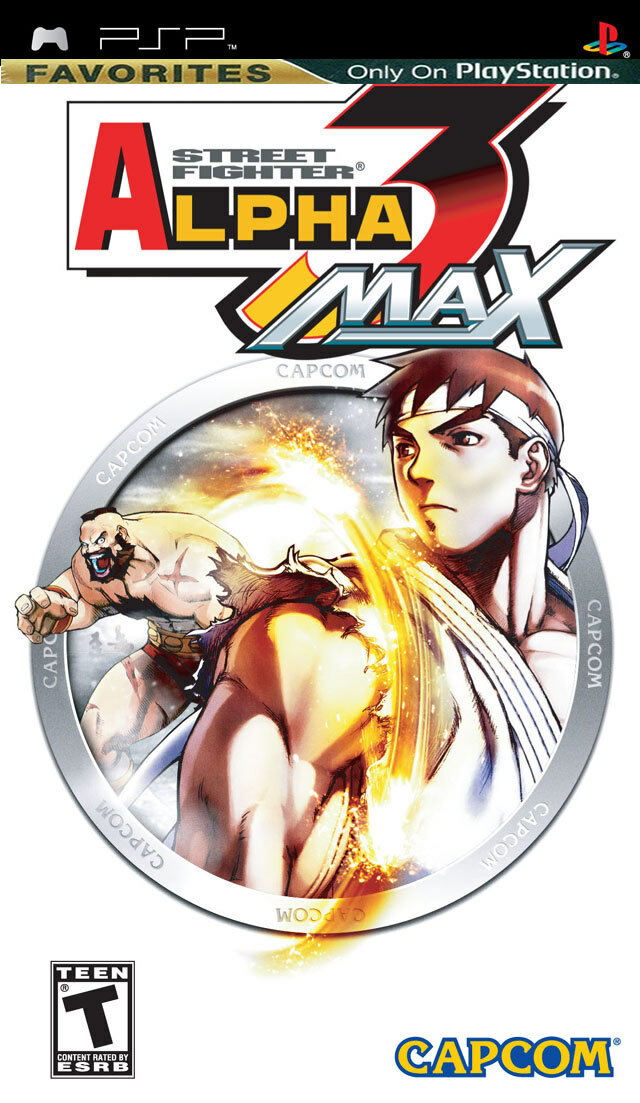 Street Fighter Alpha 3 Max (Favorties) - Sony PSP [Pre-Owned] Video Games Capcom   