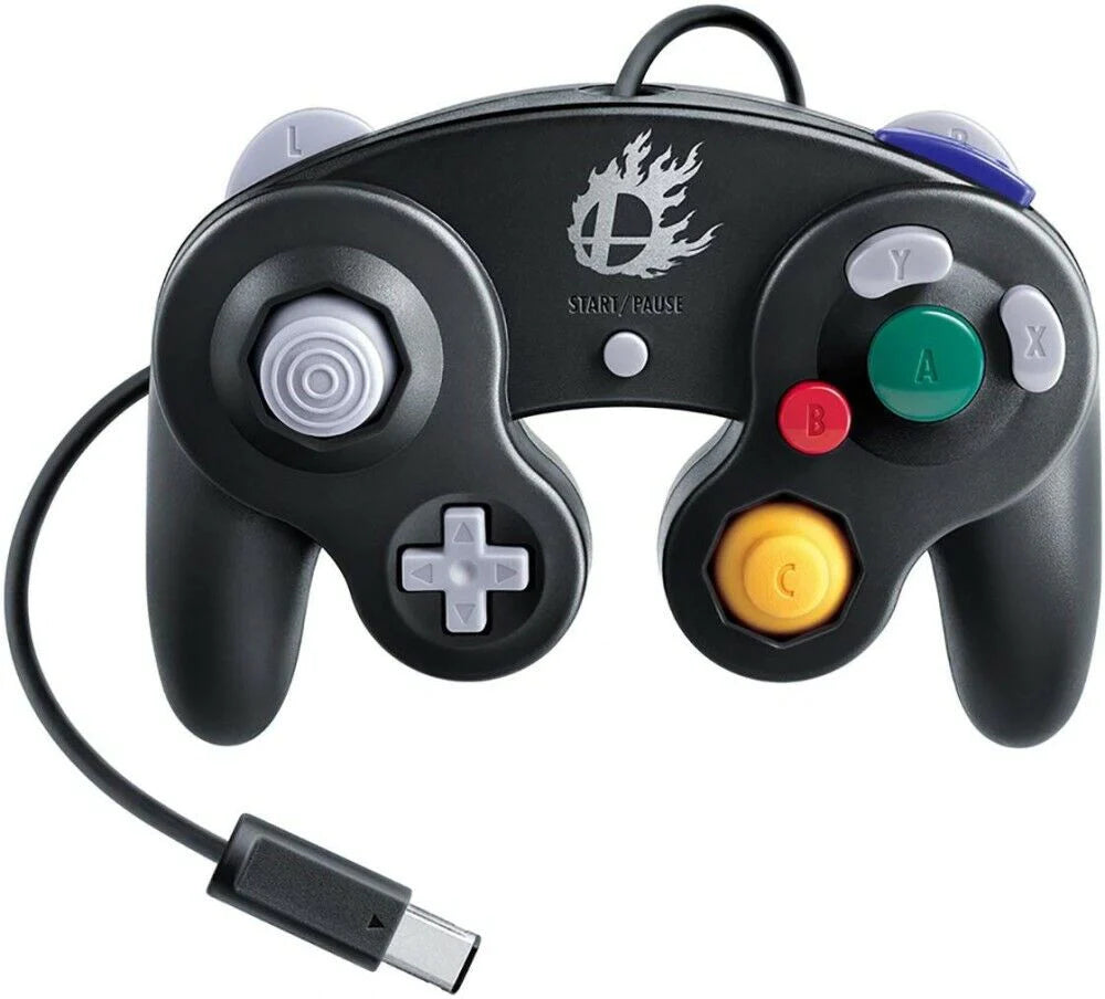 Nintendo GameCube Controller (Super Smash Bros) (Black