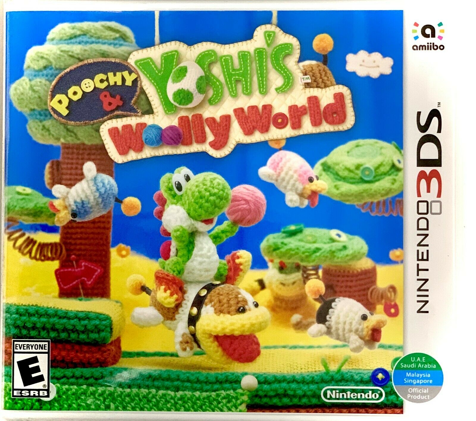 Poochy & Yoshi's Woolly World - Nintendo 3DS (World Edition) Video Games Nintendo   
