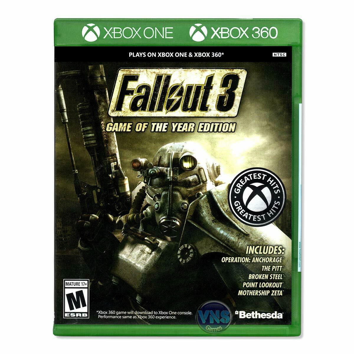 Fallout 3: Game of the Year Edition (XB1) Xbox One Xbox 360