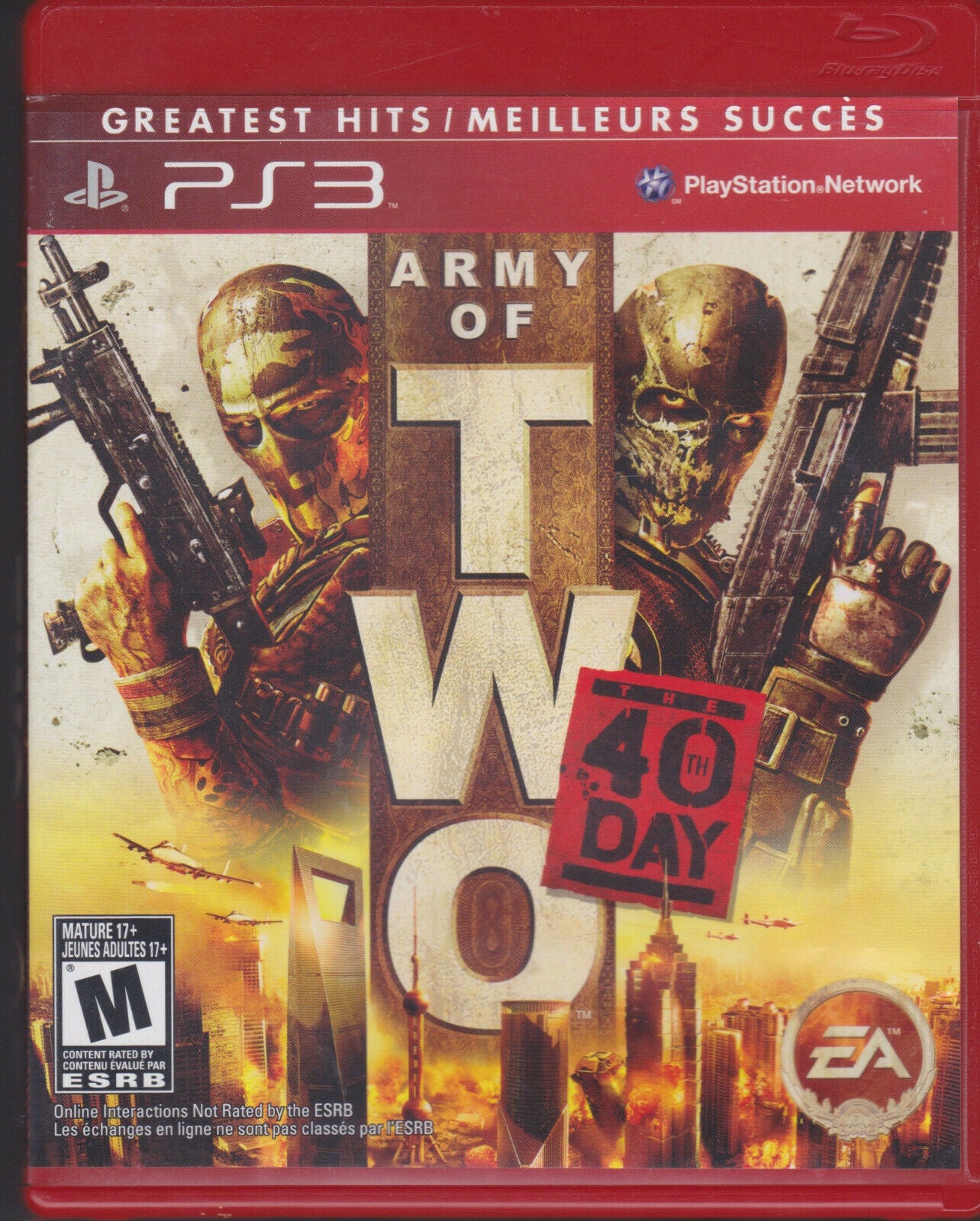 Army of Two: The 40th Day (Greatest Hits) - (PS3) PlayStation 3 [Pre-Owned] Video Games Electronic Arts   