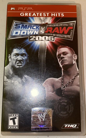 WWE SmackDown! vs. Raw 2006 (Greatest Hits) - PSP [Pre-Owned] Video Games THQ   