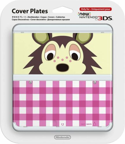 New Nintendo 3DS Cover Plates No.016 (Animal Crossing Sable) - New Nintendo 3DS (Japanese Import) Accessories Nintendo   