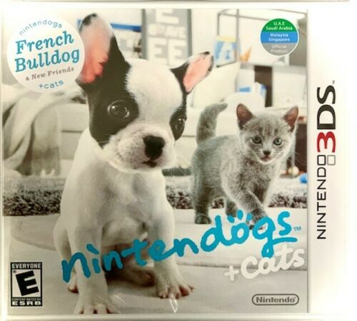 Nintendogs + Cats: French Bulldog & New Friends - Nintendo 3DS ( World Edition ) Video Games Nintendo   