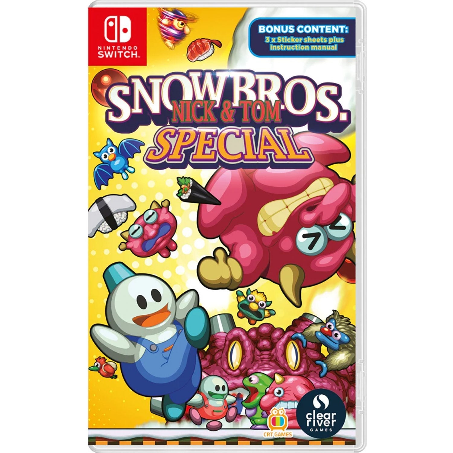 Snow Bros Nick & Tom Special - (NSW) Nintendo Switch [UNBOXING] Video Games Clear River Games   