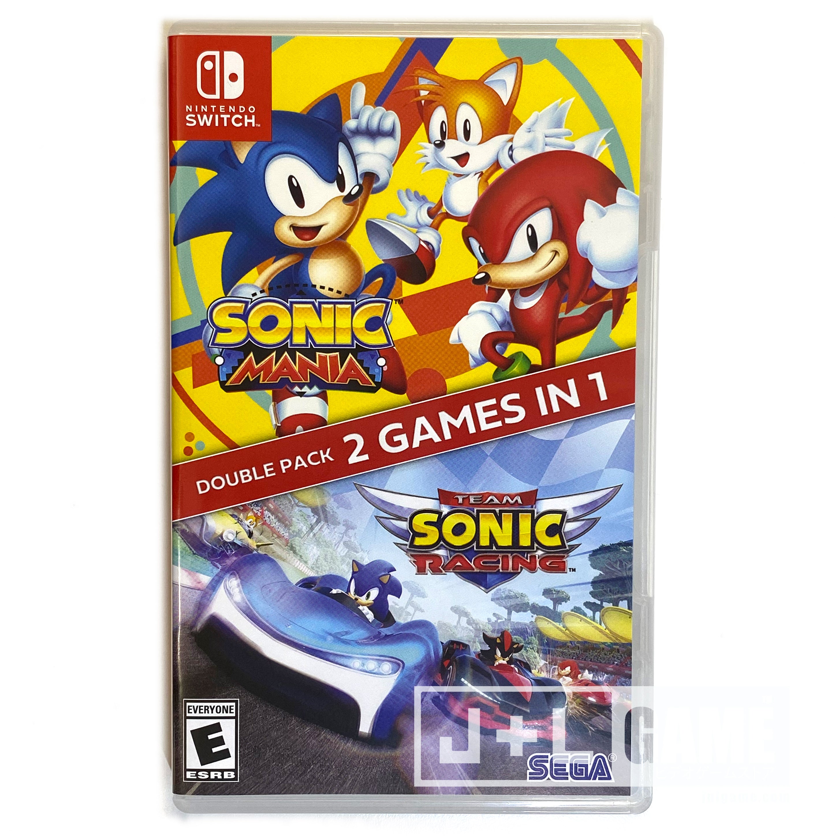 Sonic Mania + Team Sonic Racing Double Pack - (NSW) Nintendo Switch [UNBOXING] Video Games SEGA   