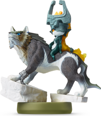 Wolf Link (The Legend of Zelda: Twilight Princess) - Nintendo WiiU Amiibo (Japanese Import) Amiibo Nintendo   