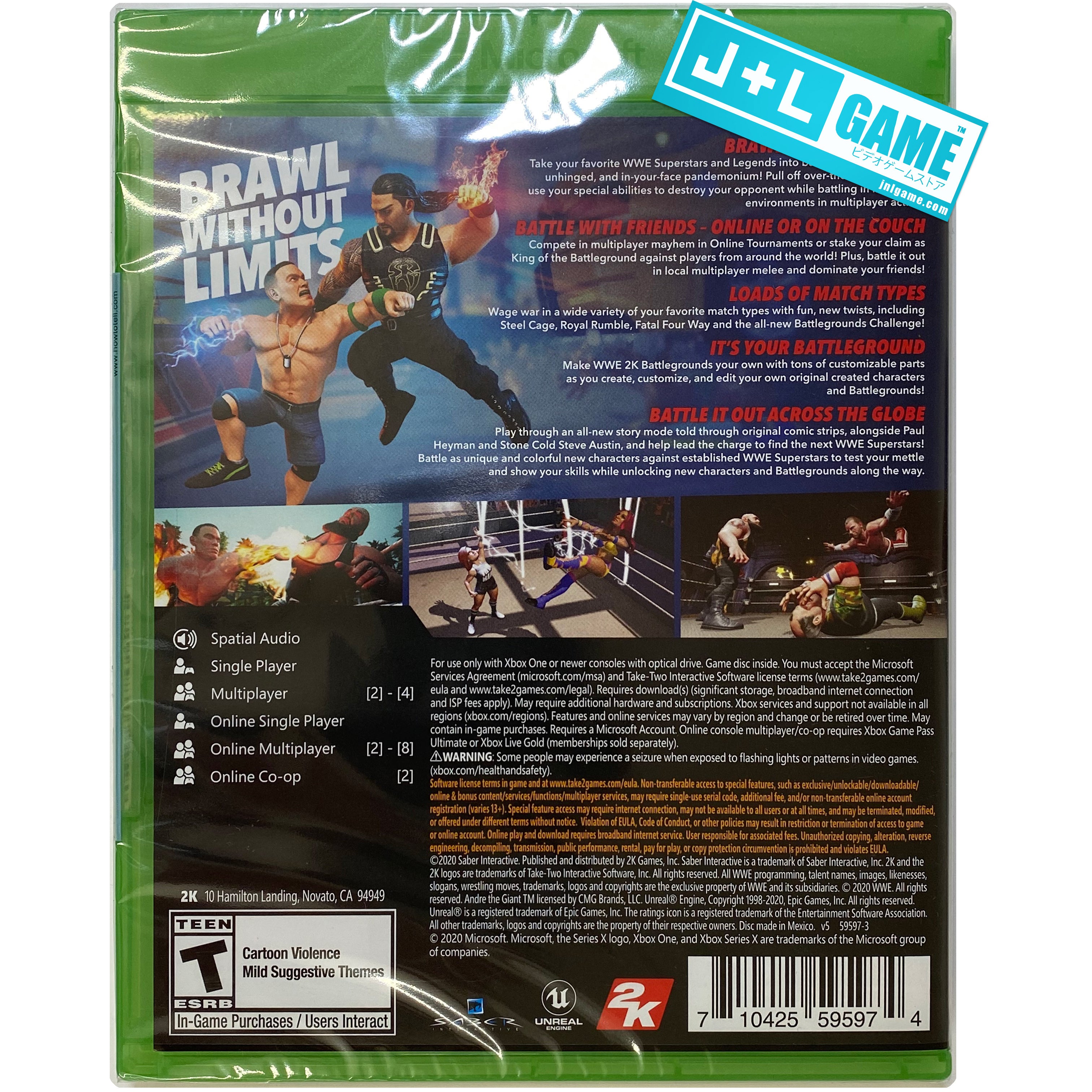 WWE 2K Battlegrounds - (XB1) Xbox One Video Games 2K   