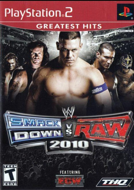 WWE SmackDown vs. Raw 2010 (Greatest Hits) - (PS2) PlayStation 2 [Pre-Owned] Video Games THQ   