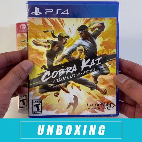 Cobra Kai: Karate Kid Saga - (PS4) PlaySation 4 [UNBOXING] Video Games Game Mill   