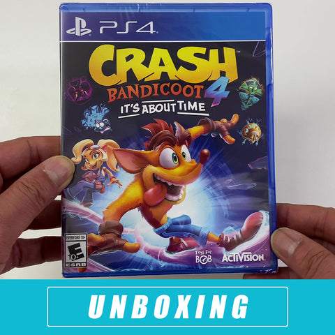 Crash 4: It's About Time - PS4 PlayStation 4 [UNBOXING] Video Games ACTIVISION   