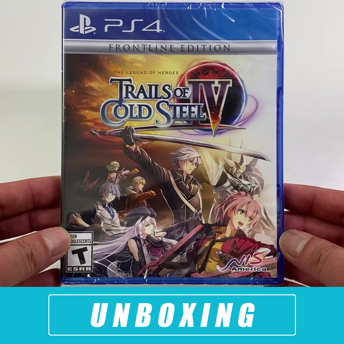 The Legend of Heroes: Trails of Cold Steel IV Frontline Edition - (PS4) PlayStation 4 [UNBOXING] Video Games NIS America   