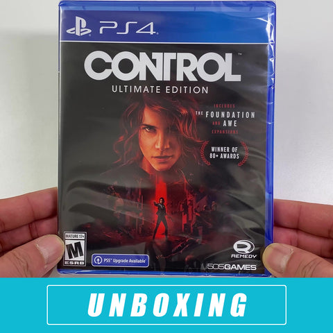 Control: Ultimate Edition - (PS4) PlayStation 4 [UNBOXING] Video Games 505 Games   